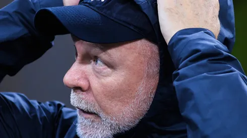 Mano Menezes tecnico do Corinthians durante partida contra o Flamengo no estadio Arena Corinthians pelo campeonato Brasileiro A 2023. Foto: Marcello Zambrana/AGIF