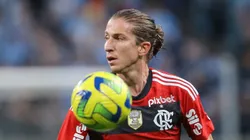 Filipe Luis fez história no Flamengo. Foto: Pedro H. Tesch/AGIF