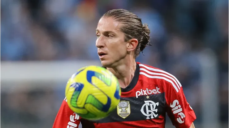 Filipe Luis fez história no Flamengo. Foto: Pedro H. Tesch/AGIF