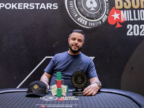 Rafael Mota é o campeão do torneio dos empresários no BSOP Millions