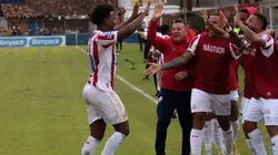 Foto: Matheus Cunha/Náutico. Ribamar comemora gol pelo Timbu