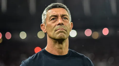 Pedro Caixinha técnico do Red Bull Bragantino em partida contra o Flamengo no Maracanã