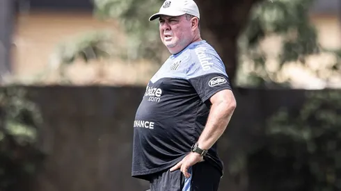 Marcelo durante treinamento do Peixe. Foto: Raul Baretta/ Santos FC.