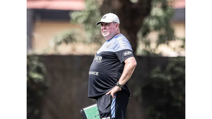 Marcelo durante treinamento do Peixe. Foto: Raul Baretta/ Santos FC.