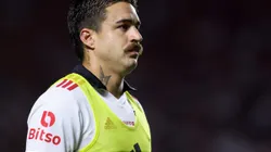 Gabriel Neves jogador do Sao Paulo durante partida contra o Portuguesa no estadio Morumbi pelo campeonato Paulista 2023. Foto: Marcello Zambrana/AGIF
