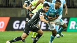Giuliano jogador do Corinthians durante partida contra o Bahia no estádio Arena Fonte Nova pelo campeonato Brasileiro A 2023. Jhony Pinho/AGIF