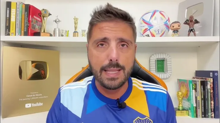 Comunicador deixou claro o desejo do volante que interessa ao Palmeiras - Foto: Reprodução/YouTube.