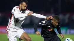 Bragantino durante partida contra o Flamengo no estádio Nabi Abi Chedid pelo campeonato BRASILEIRO A 2023. Diogo Reis/AGIF