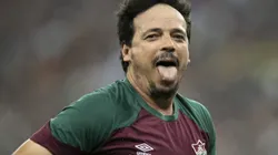 Fernando Diniz tecnico do Fluminense comemora titulo apos a partida contra o Boca Juniors no estadio Maracana pelo campeonato Libertadores 2023. Jorge Rodrigues/AGIF