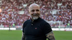 Técnico Jorge Sampaoli no estádio do Maracanã, quando comandava o Flamengo
