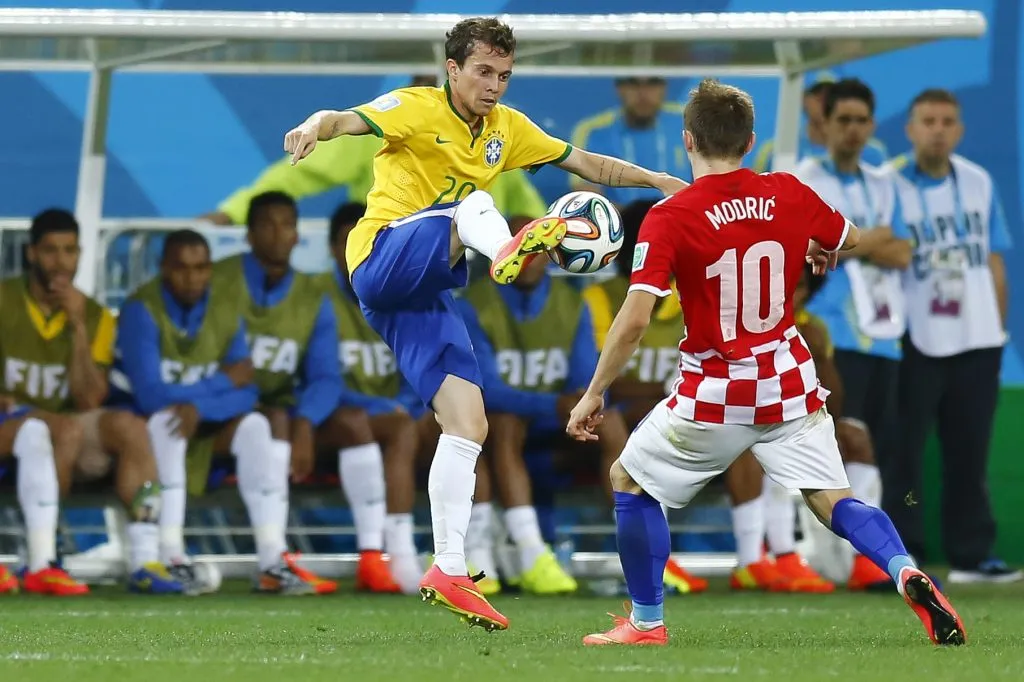 Foto: Piervi Fonseca/AGIF – Bernard esteve na Copa do Mundo de 2014