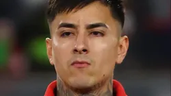 Erick Pulga jogador do Flamengo defendendo a Seleção do Chile