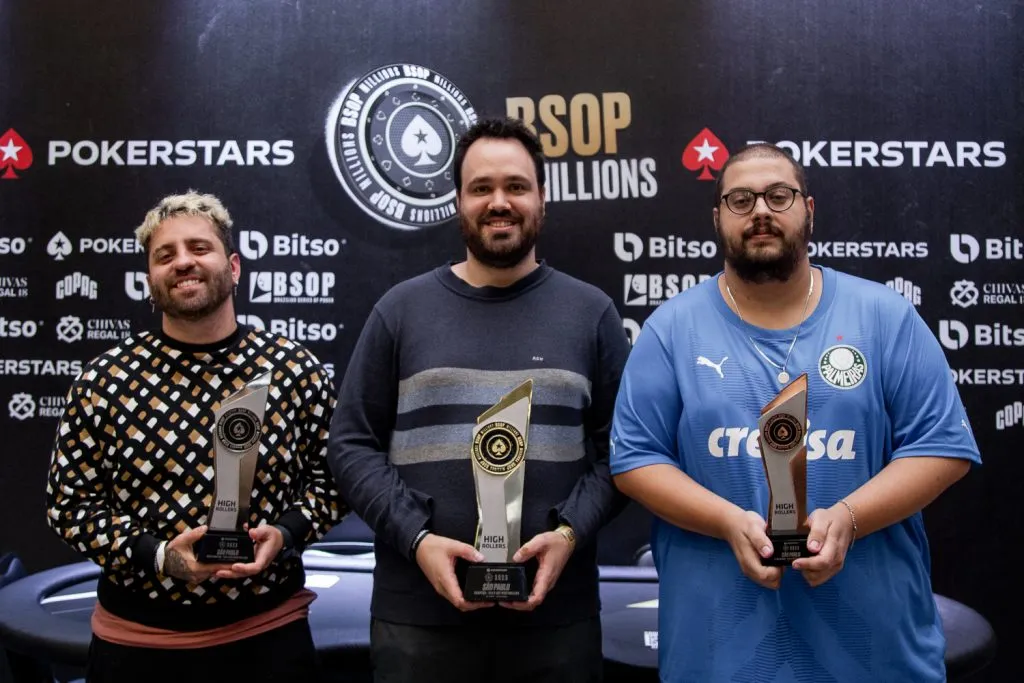 Pódio 2-Day High Roller (Foto: Divulgação/BSOP)