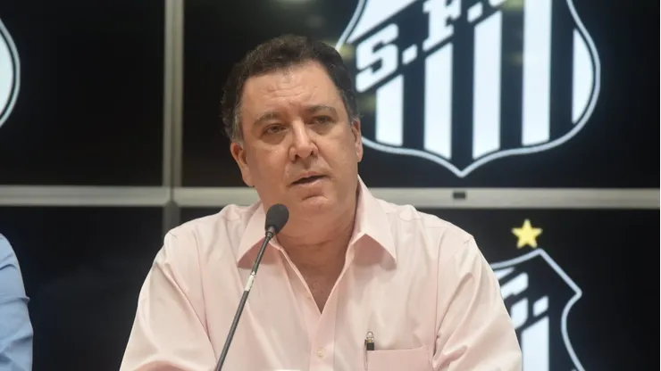 Marcelo Teixeira candidato a presidência do Santos. Foto: Ivan Storti/Santos FC