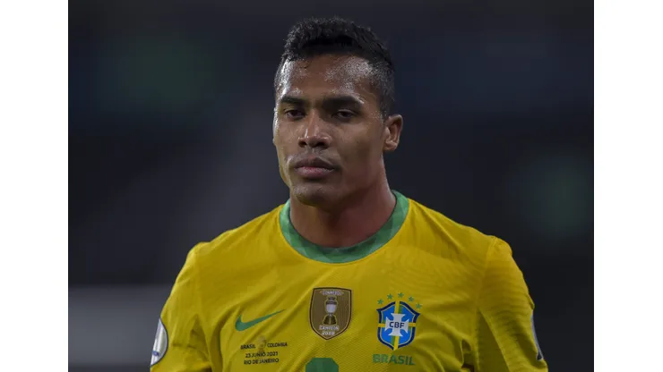 Alex Sandro jogador do Brasil durante partida contra o Colombia no estadio Engenhao pelo campeonato Copa America 2021. Foto: Thiago Ribeiro/AGIF