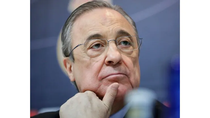 Florentino Pérez, presidente do Real Madrid, volta seus olhares para o futebol brasileiro (Photo by Gonzalo Arroyo Moreno/Getty Images)