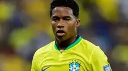 Endrick atuando com a camisa da Seleção Brasileira - Foto: Staff imagens/CBF