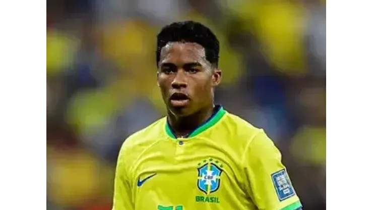 Endrick atuando com a camisa da Seleção Brasileira - Foto: Staff imagens/CBF