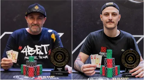 Adriano Romeu e Pedro Romeu, pai e filho campeõs de poker