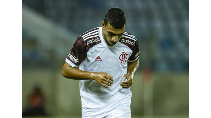 Petterson jogador do Flamengo durante partida contra o Nautico no estadio Arena Barueri pelo campeonato Copa Sao Paulo 2022. Foto: Diogo Reis/AGIF