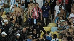 Confusão entre torcedores de Brasil e Argentina durante partida no estádio Maracanã pelo campeonato Eliminatórias Copa Do Mundo 2026. Jhony Pinho/AGIF