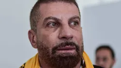 Pedrinho, presidente eleito do Vasco, se encontrou com Casares Foto: Thiago Ribeiro/AGIF