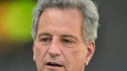Rodolfo Landim ,presidente do Flamengo, durante partida contra o Vasco no estadio Engenhao pelo campeonato Carioca 2022. Foto: Thiago Ribeiro/AGIF