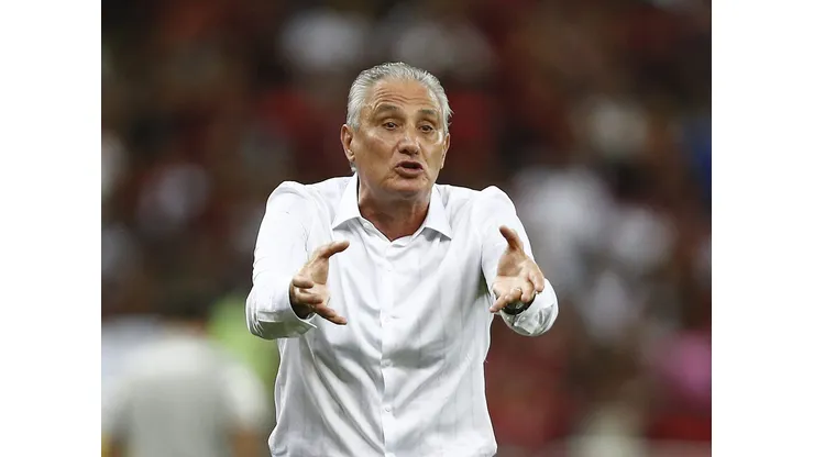Tite assumiu o Mengão há pouco tempo. Foto: Wagner Meier/Getty Images.