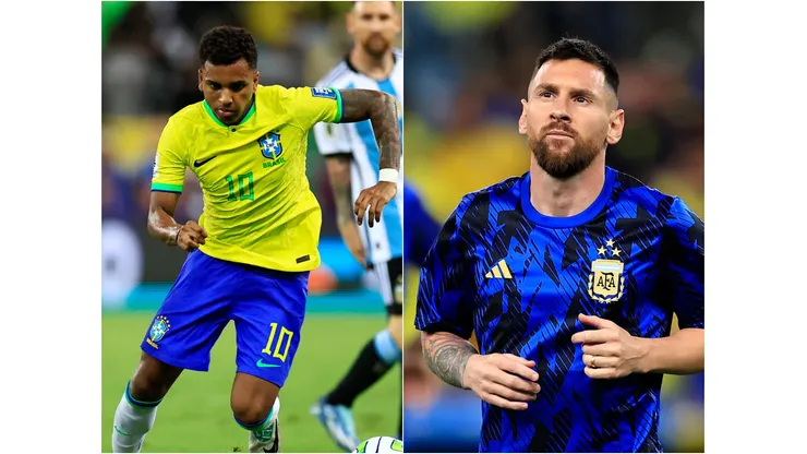 Fotos: Buda Mendes/Getty Images - Rodrygo e Messi discutiram