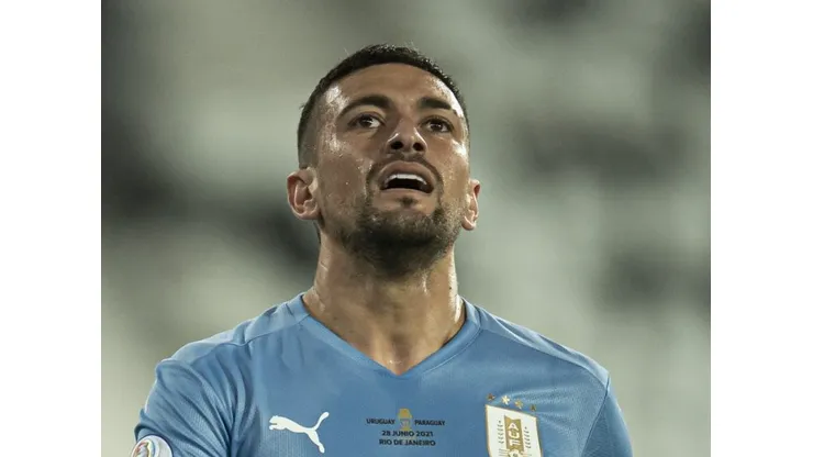 Foto: Jorge Rodrigues/AGIF - Arrascaeta entrou em campo com o Uruguai