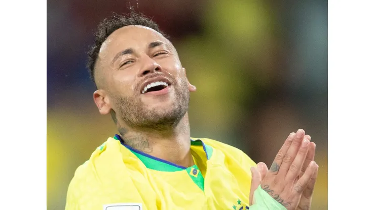 Neymar jogador do Brasil durante partida contra o Venezuela no estadio Arena Pantanal pelo campeonato Eliminatorias Copa Do Mundo 2026. Gil Gomes/AGIF