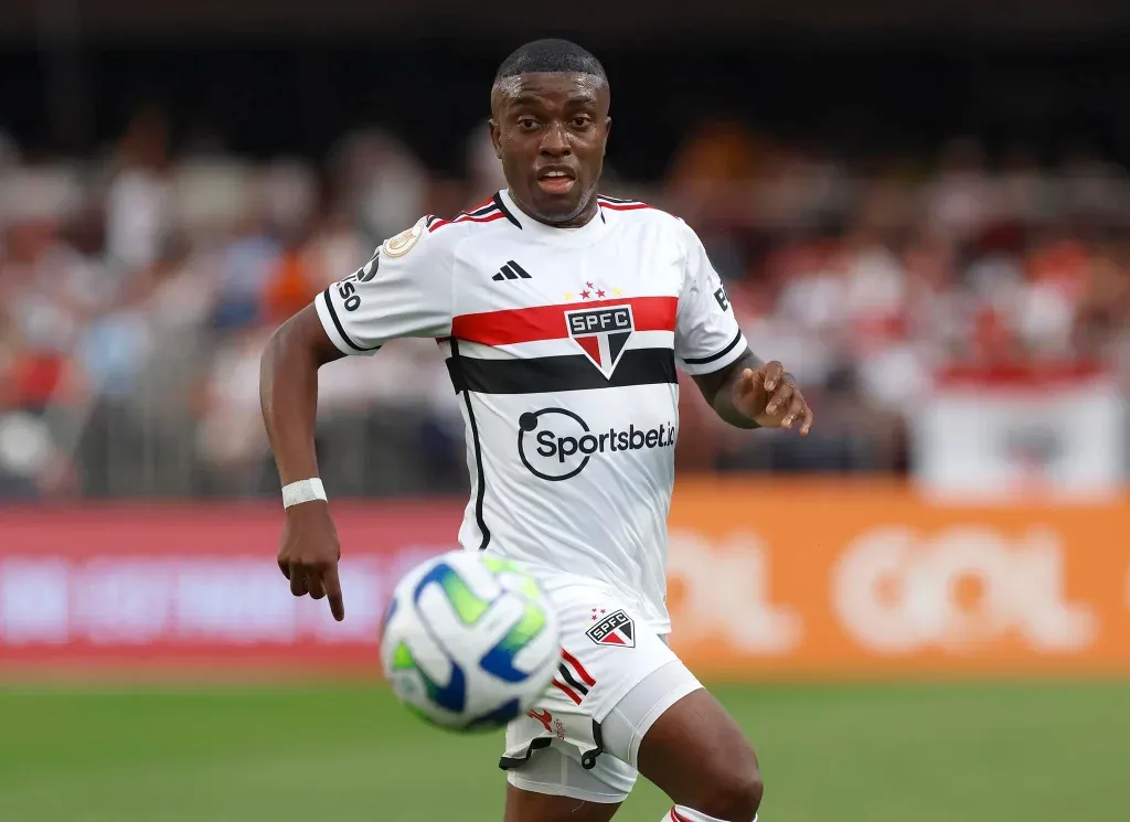 Jhegson Méndez atuando pelo São Paulo – Foto: &nbsp;Rubens Chiri / São Paulo FC