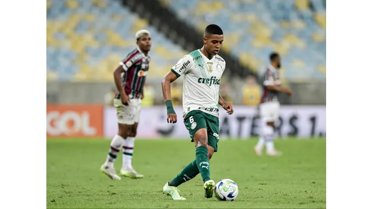Vanderlan jogador do Palmeiras durante partida contra o Fluminense no estadio Maracana pelo campeonato Brasileiro A 2023. Foto: Thiago Ribeiro/AGIF