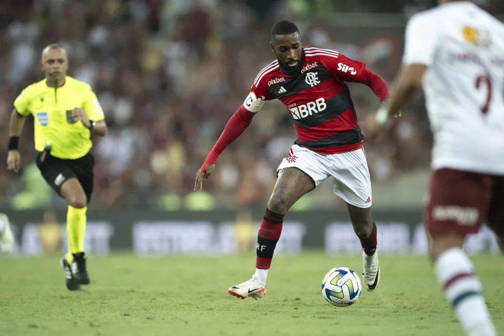 Último jogo do Flamengo disputado no Campeonato Brasileiro, contra o Fluminense no Maracanã. Foto: Jorge Rodrigues/AGIF