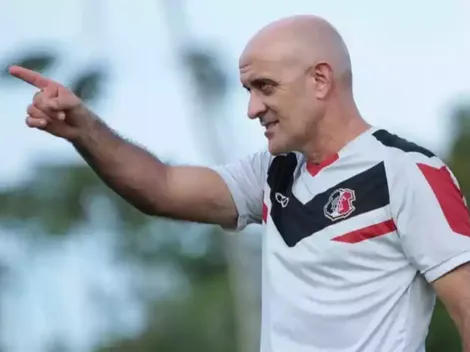 Itamar Schülle faz declaração para a torcida após retornar ao Santa Cruz