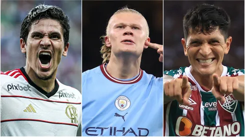 Pedro, Haaland e Cano. Getty Images