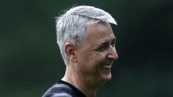 Thiago Nunes técnico do Botafogo durante treinamento no CT. Foto: Vitor Silva/Botafogo