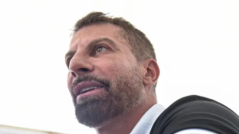 RJ – RIO DE JANEIRO – 11/11/2023 – VASCO, ELEICAO PARA PRESIDENTE – Pedrinho, candidato da chapa Sempre Vasco, durante a eleicao a qual elege o Presidente do Vasco da Gama para o Trienio 2024 a 2026, realizada na Sede do Calabouco, centro do Rio de janeiro. Foto: Thiago Ribeiro/AGIF