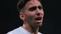 Gustavo Silva jogador do Corinthians durante partida contra o Grêmio na Arena Corinthians pelo campeonato Brasileiro A 2023. Ettore Chiereguini/AGIF