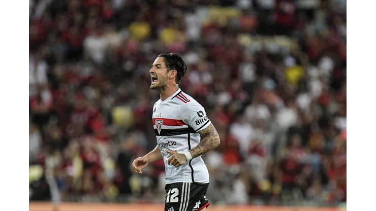 Pato teve ano discreto pelo São Paulo. Foto: Thiago Ribeiro/AGIF