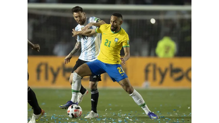 Argentina x Brasil em San Juan pelas Eliminatórias da Copa. Lucas Figueiredo/CBF