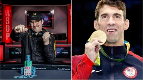Phil Hellmuth encontrou Michael Phelps na F1 em Las Vegas