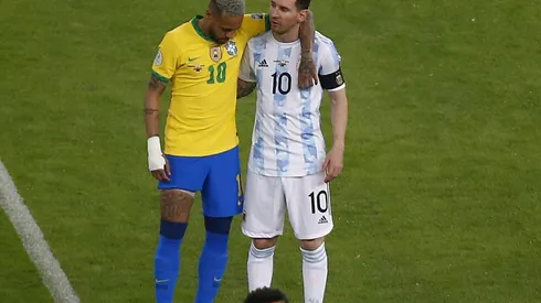 Neymar e Messi carregam equilíbrio em clássico. (Photo by Wagner Meier/Getty Images)