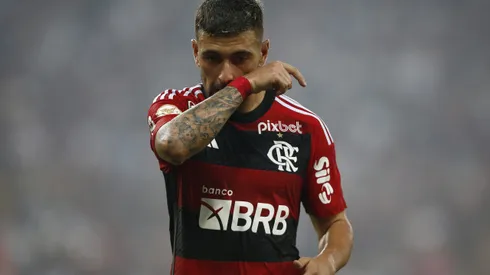 Flamengo espera contar com Arrascaeta contra o Bragantino. (Photo by Wagner Meier/Getty Images)