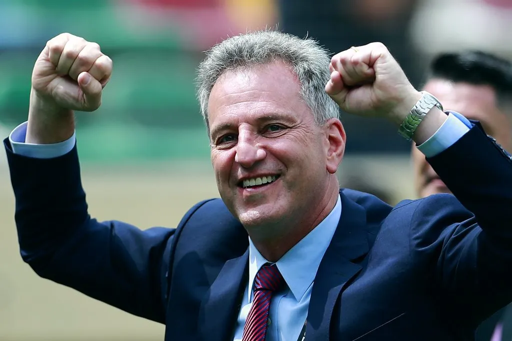 Rodolfo Landim, presidente do Flamengo. (Foto: Daniel Apuy/Getty Images)