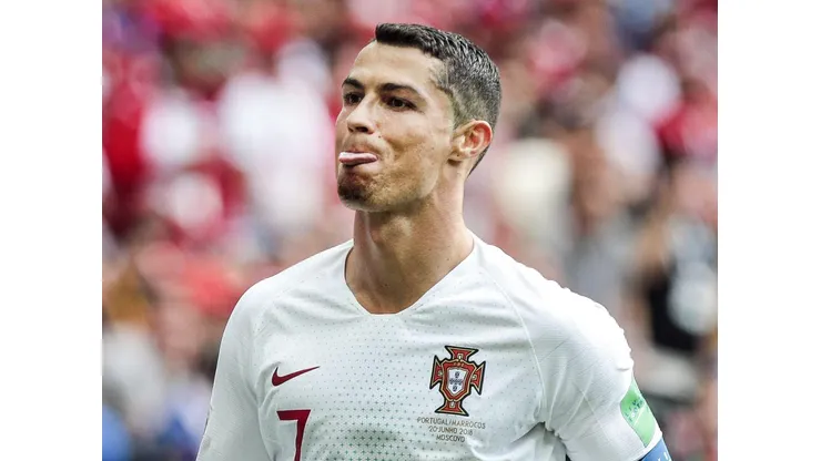 Cristiano Ronaldo do Portugal durante partida contra o Marrocos no estadio Lujniki pelo campeonato Copa do Mundo 2018. Ale Cabral/AGIF