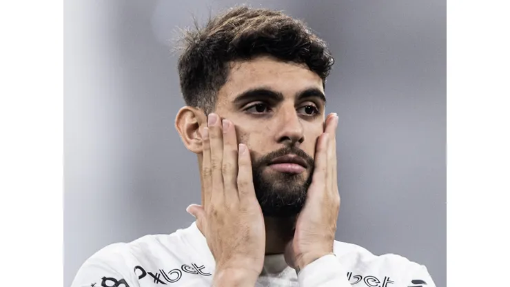 Foto: Abner Dourado/AGIF - Yuri Alberto em partida do Corinthians pela Copa Sul-Americana