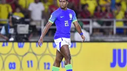 Endrick é uma das grandes joias do Brasil fez sua estreia. (Photo by Gabriel Aponte/Getty Images)