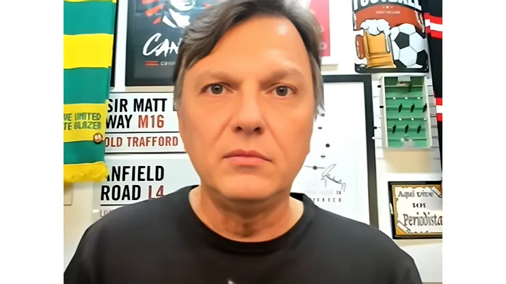 Foto: Reprodução/YouTube Mauro Cezar - Jornalista em comentário em seu canal no Youtube