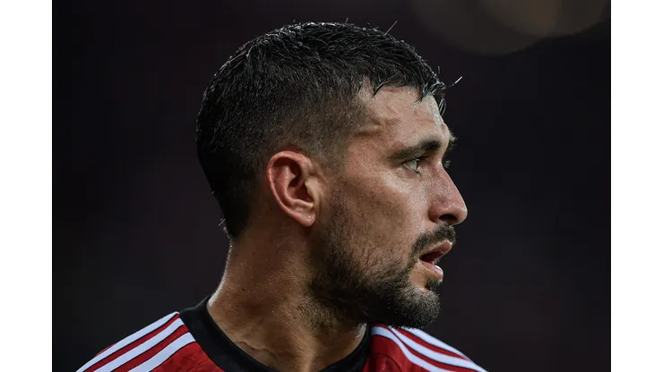 Arrascaeta se tornou ídolo do Flamengo. Foto: Thiago Ribeiro/AGIF